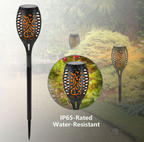 Solar Flame Torch Garden Light