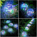 Solar Crackle Ball Light for Garden Decoration