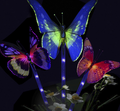 7-Color LED Fiber Optic Butterfly Solar Garden Light