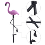 Solar Flamingo Garden Light