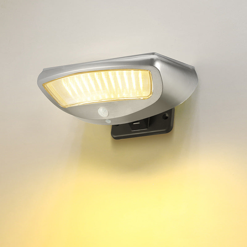 2-Pack All-Metal Solar Motion Sensor Wall Lights – IP65 Outdoor LED Lights