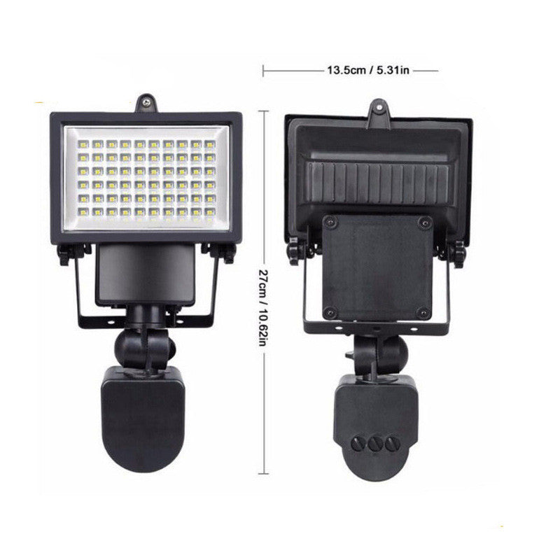 90LED Waterproof Solar Infrared Motion Sensor Wall Light