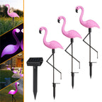 Solar Flamingo Garden Light