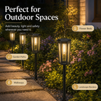 Outdoor Solar Pathway Light – IP65 Warm White Garden Stake Light