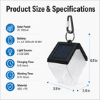 Solar Hanging Lantern Outdoor – Warm White & Color Changing Garden Light