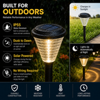 Solar Pathway Lights Outdoor – Warm White & Color Changing Garden Lights