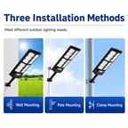 All-in-One Solar Street Light with Motion Sensor & Remote Control – 96/192 LEDs