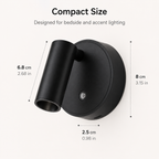 Rechargeable Magnetic Wall Sconce | Touch Dimmable Wall Light