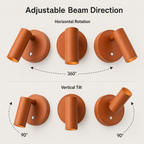 Rechargeable Magnetic Wall Sconce | Touch Dimmable Wall Light
