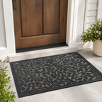 Washable Outdoor Entry Mat, Non Slip Rubber Back Door Mat for Front Door
