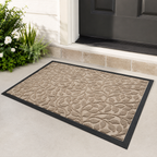 Washable Outdoor Entry Mat, Non Slip Rubber Back Door Mat for Front Door