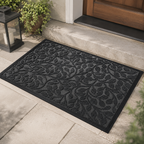 Washable Outdoor Entry Mat, Non Slip Rubber Back Door Mat for Front Door