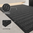 2-Pack Polypropylene Door Mats | Non-Slip Rubber Backing Entryway Rugs