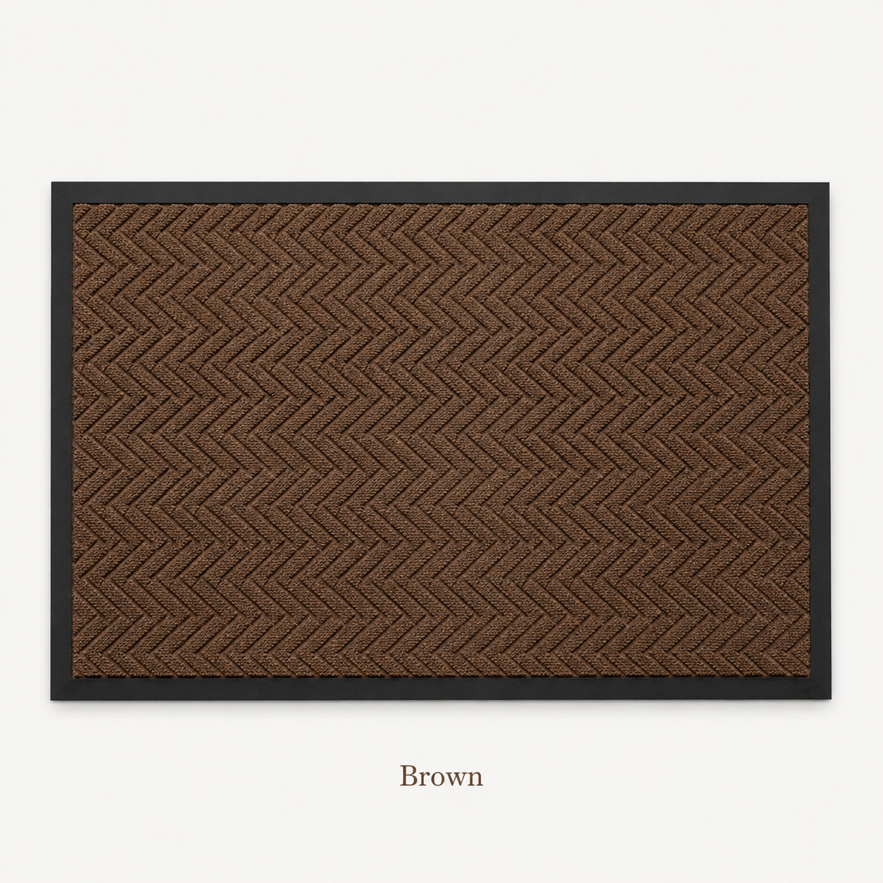 2-Pack Polypropylene Door Mats | Non-Slip Rubber Backing Entryway Rugs