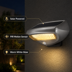 2-Pack All-Metal Solar Motion Sensor Wall Lights – IP65 Outdoor LED Lights