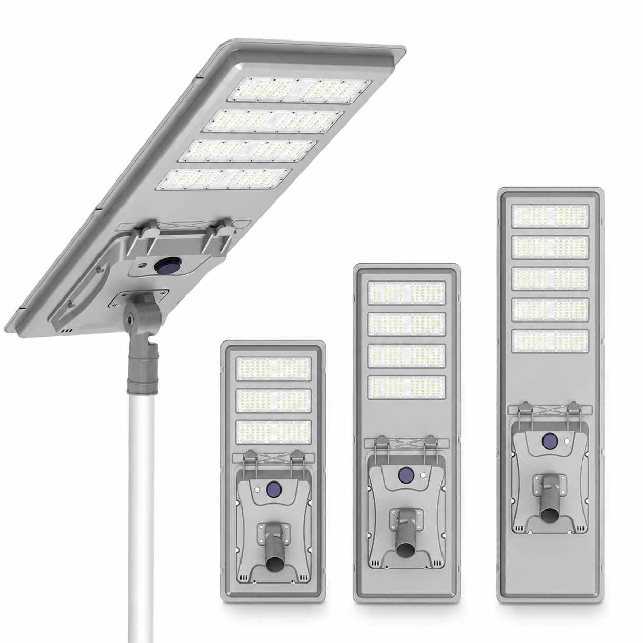 Commercial All-in-One Solar LED Street Light with Philips LED Chips – 100W/150W/200W/250W
