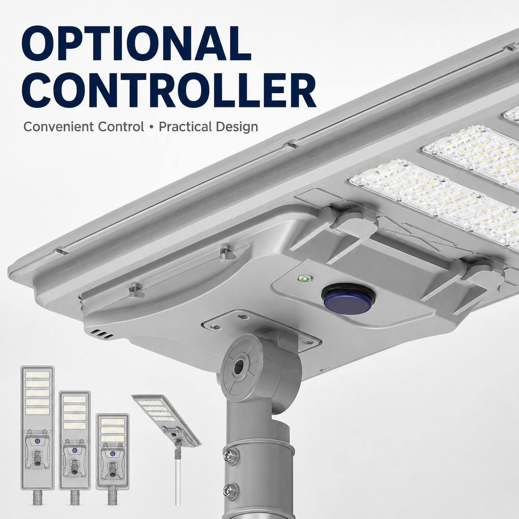 Commercial All-in-One Solar LED Street Light with Philips LED Chips – 100W/150W/200W/250W