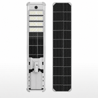200W All-in-One Solar Street Light with 200 LEDs, Motion Sensor, Light Sensor and IP66 Waterproof Housing